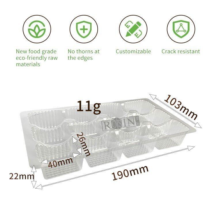 Disposable Plastic Chocolate Packaging Blister PET Chocolate Tray Plastic