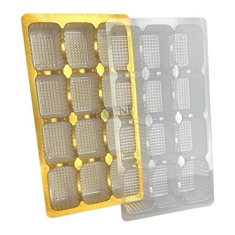Disposable Plastic Chocolate Packaging Blister PET Chocolate Tray Plastic