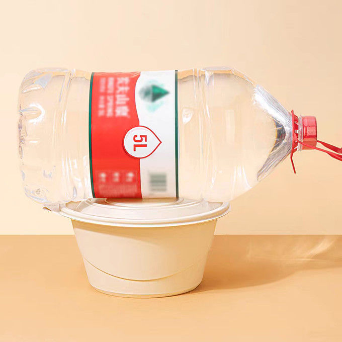 Disposable Blister Noodles Biodegradable Container Round Eco Friendly Bowl