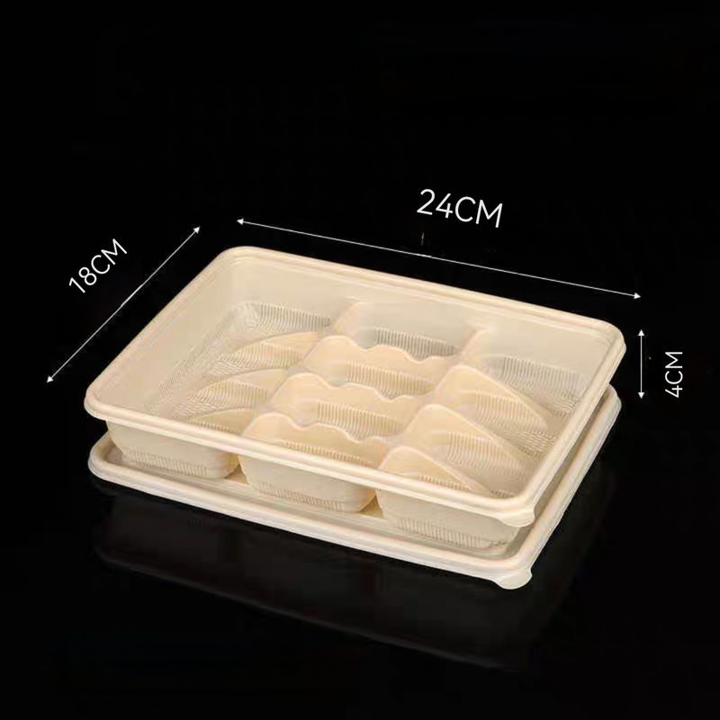Customized Disposable Dumpling Corn Starch Frozen 12 15 Cell Dumpling Packaging Box