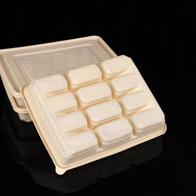 Customized Disposable Dumpling Corn Starch Frozen 12 15 Cell Dumpling Packaging Box