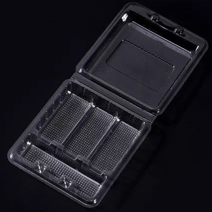 Customized Disposable Plastic Transparent Pet Foods On Stick Packaging Hidden Clamshell Tomatoes On Sticks Container With Lid