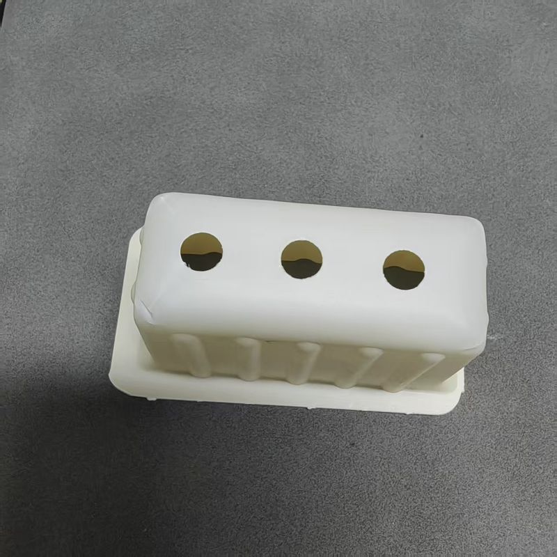 Custom Biodegradable Corn Starch Single Plant Nursery Tray With Hole For Agricultural Greenhouse