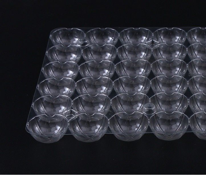 Custom Blister Transparent 54 Cavity Pet Berry Fruit Clamshell Box Disposable Yangmei Fruit Clear Plastic Container Packing Box
