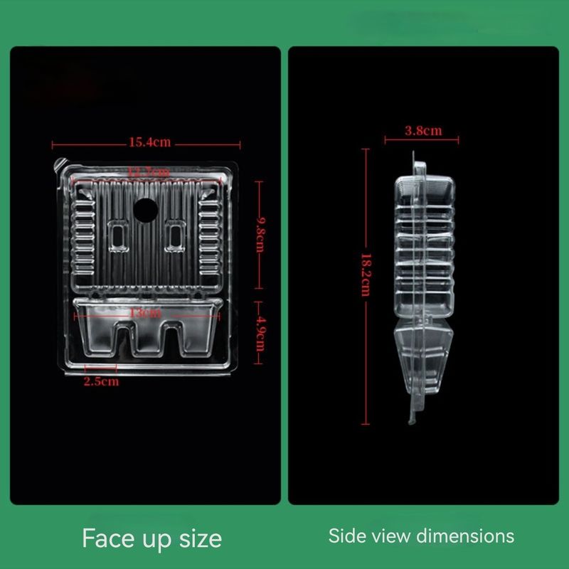 Pflanzenverpackungsplatte Kunststoff-Lebende Pflanzenversand Blisterbox Clamshell Verpackung für Pflanzen
