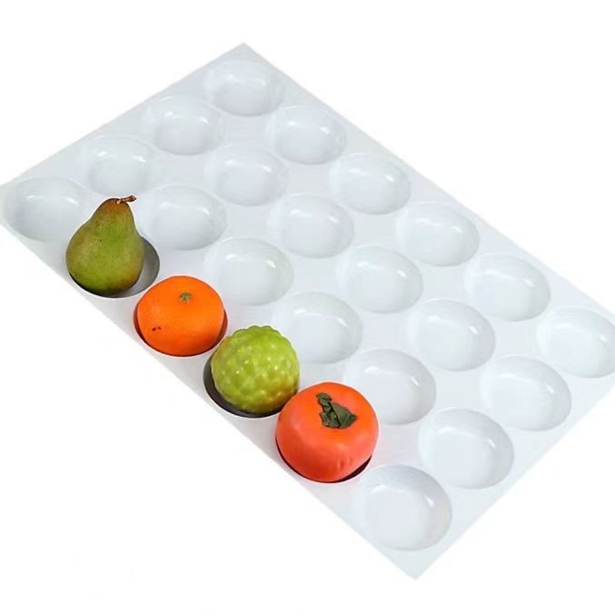 9 / 25 / 28 / 30 Hole Disposable Pp Black Fruit Tray Plastic Blister PET Display Kiwi / Pitaya Plastic Tray For Supermaket