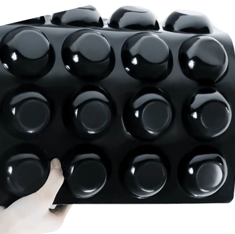 9 / 25 / 28 / 30 Hole Disposable Pp Black Fruit Tray Plastic Blister PET Display Kiwi / Pitaya Plastic Tray For Supermaket