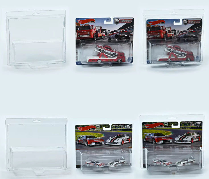 Custom Plastic Pet Clear Blister Einweg-Clamshell Verpackung Action-Figuren-Display-Gehäuse Schutz-Blister-Clamshell für 3,5 in losen Action-Figuren