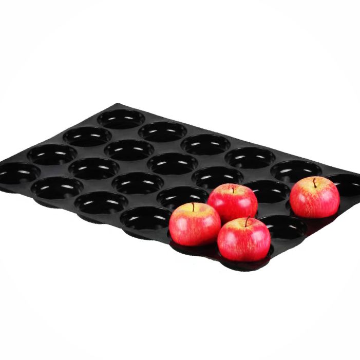 Supermarket Thick Fruit Tray Display Pad Apple Positioning Grid Supermarket Bulk Anti slip Peach Display Bottom Tray