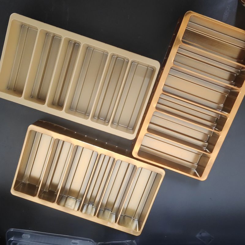 Zusammengestellte Einweg 9 Hohlräume Keks Kunststoffschacht Blister Brownie Kunststoffverpackung Behälter