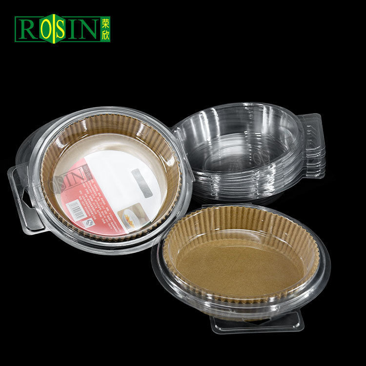 Round Food Grade Air Fryer Liners blister packaging box Disposable High Temperature Resistant Plastic Trays with paper for Frying Baking