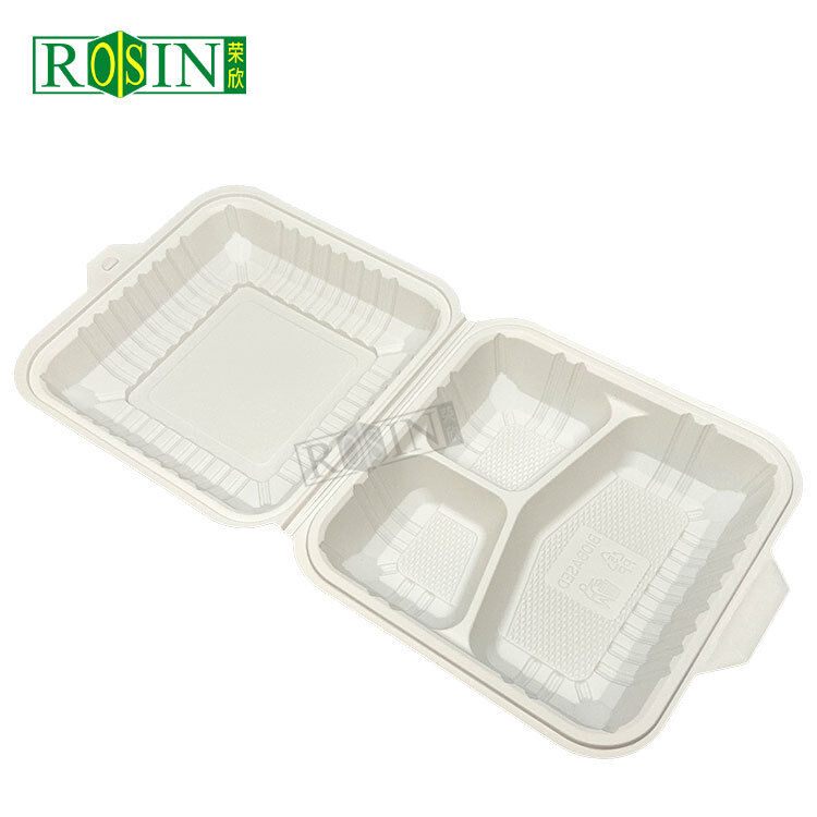 White PP double grid vacuum formed tray, molecular cuisine salmon special heat sealable tray