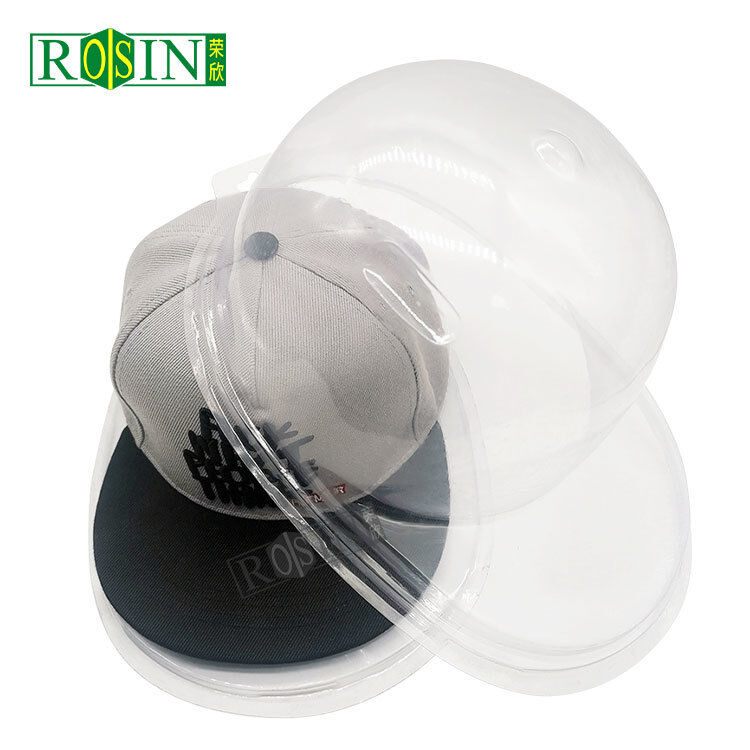 Transparent PVC Hat Display Holder Dustproof Baseball Cap Storage Packaging Blister