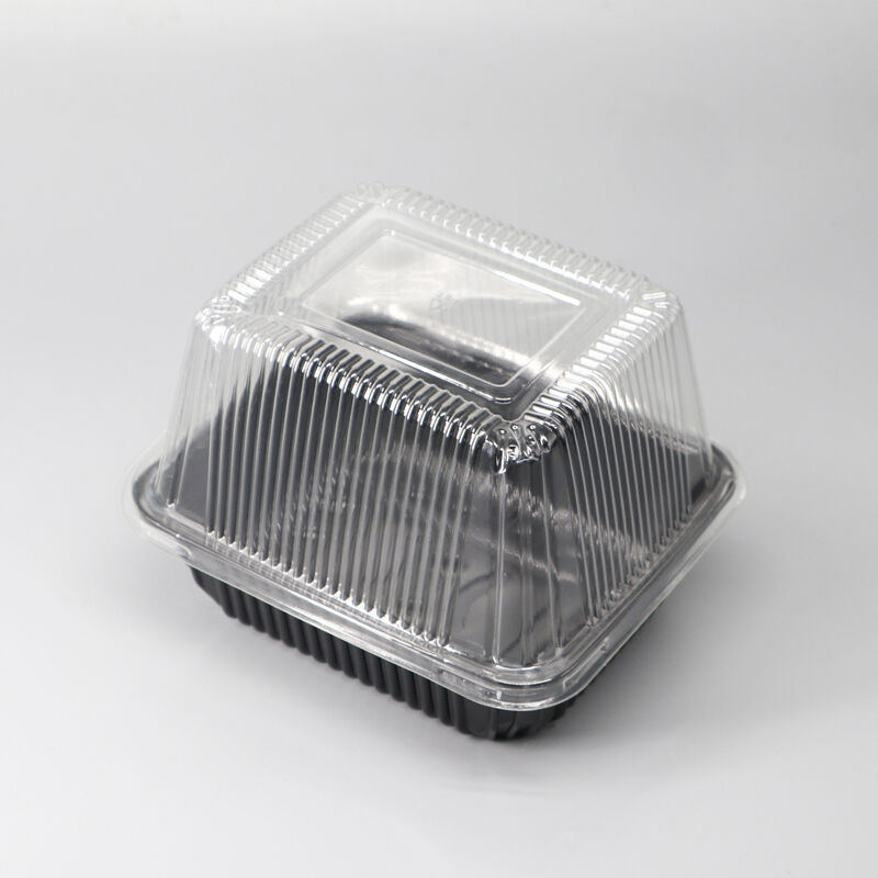 Black PS perforated bottom tray transparent PET high cover bean sprout cultivation and planting sales box