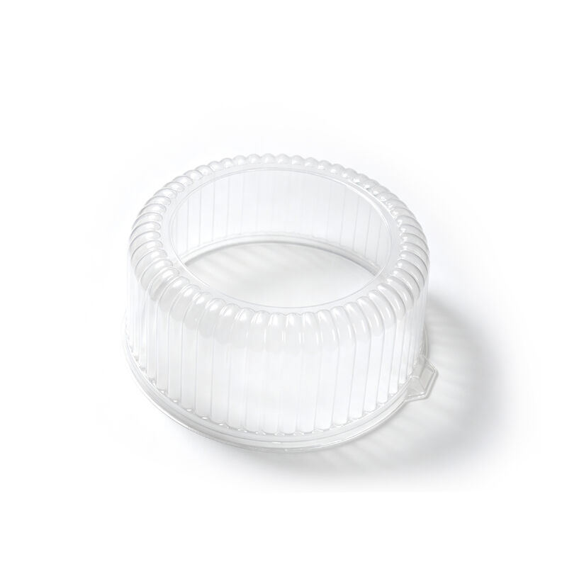 custom food grade round cake container with lid pet disposable round birthday cake box